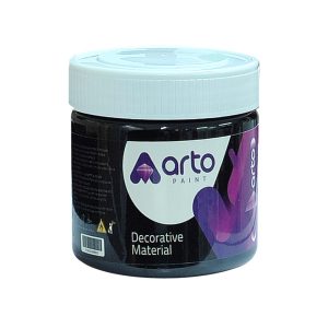 رنگ اکریلیک مشکی آرتو 300 گرم